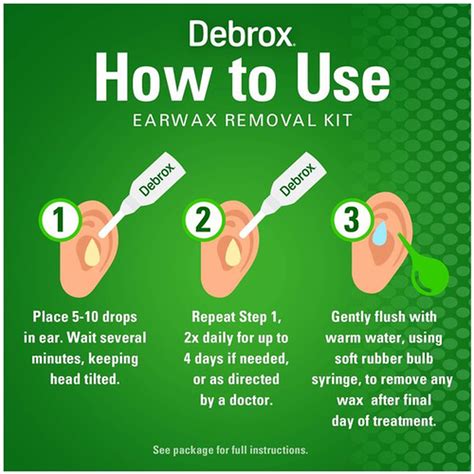debrox how to use.